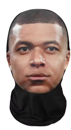 3D printed mask, elastic mesh, full face mask for men and women