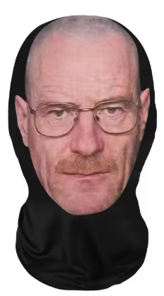 3D printed mask, elastic mesh, full face mask for men and women